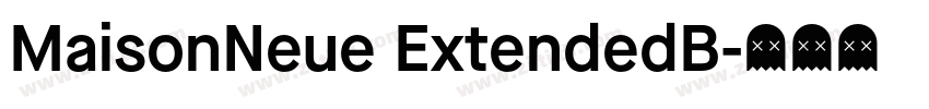 MaisonNeue ExtendedB字体转换